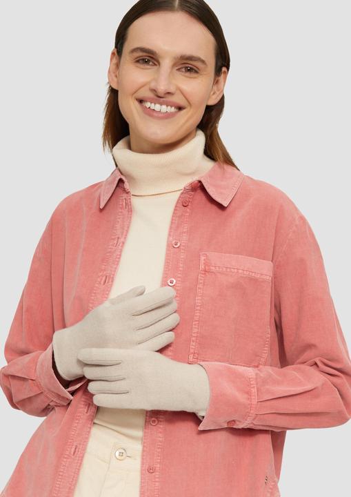 Produktbild s.Oliver Handschuhe Handschuhe aus Wollmix (L)