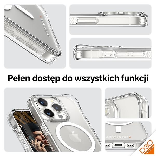 Thumbnail - PanzerGlass HardCase MagSafe (Apple iPhone 15 Pro), Smartphone Hülle, Transparent