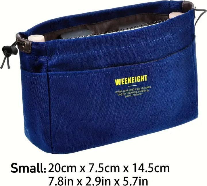 Actual product image Only-Bags.Store Minimalist casual storage organiser, versatile drawstring insert pouch for tote