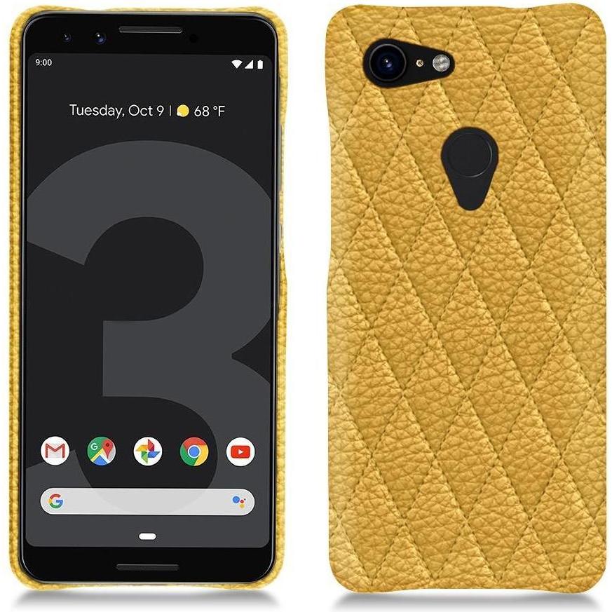 Noreve Lederschutzhülle (Google Pixel 3), Smartphone Hülle, Orange
