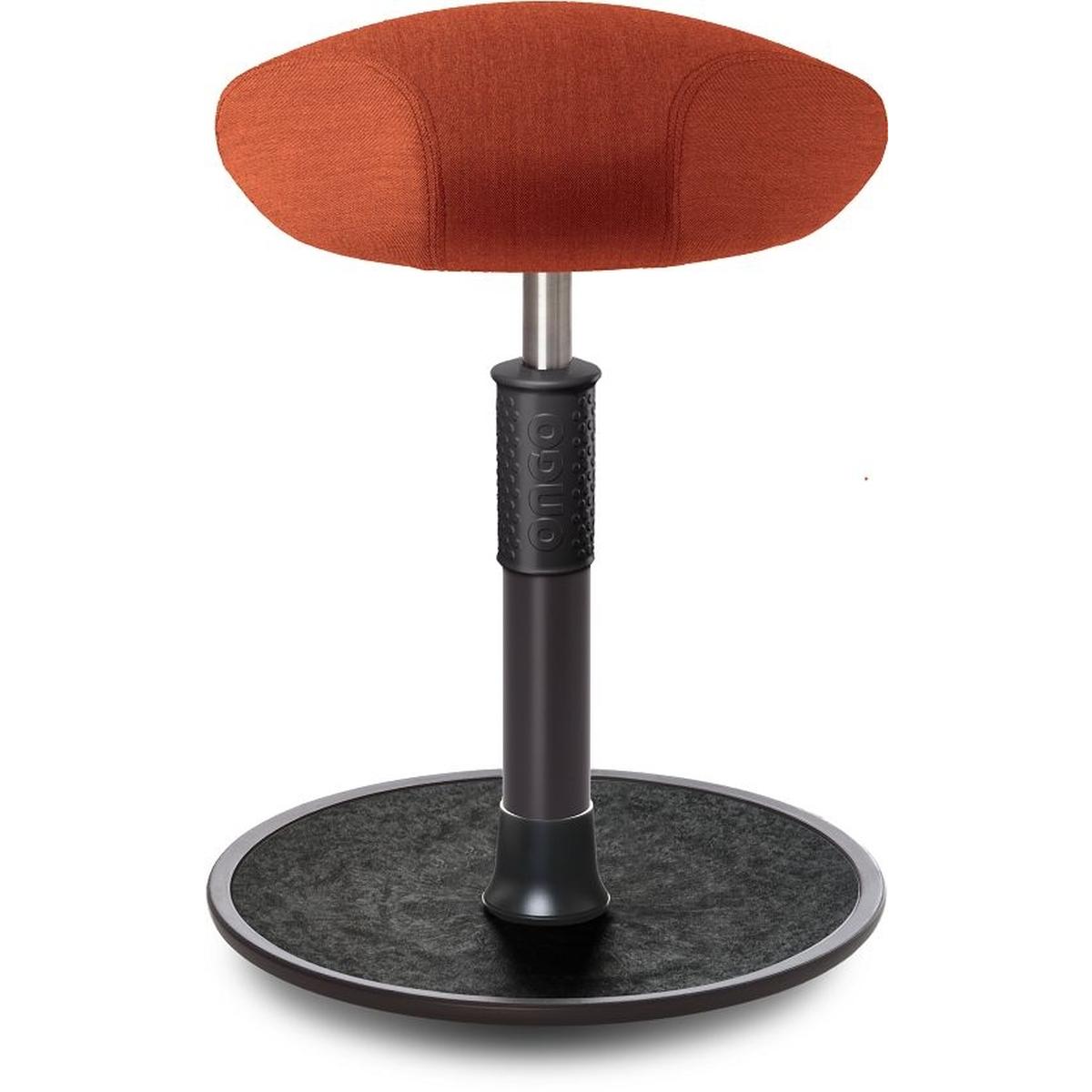 Ongo, Bürostuhl, Sitz- Stehhocker Free Regular Triangel kvadrat Remix Orange schwarz /schwarz