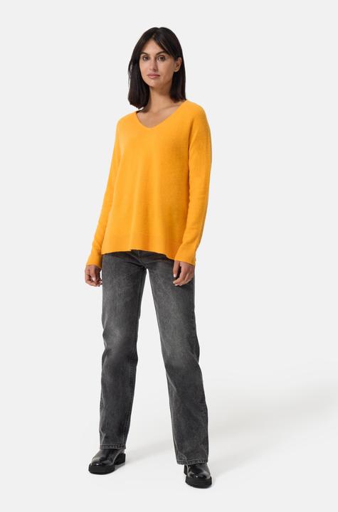 Produktbild Cash-Mere Kaschmir V-Ausschnitt Pullover mit Seitenschlitzen (L)