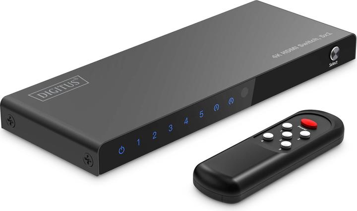 Image du produit Digitus Commutateur HDMI 4K, 5x1
