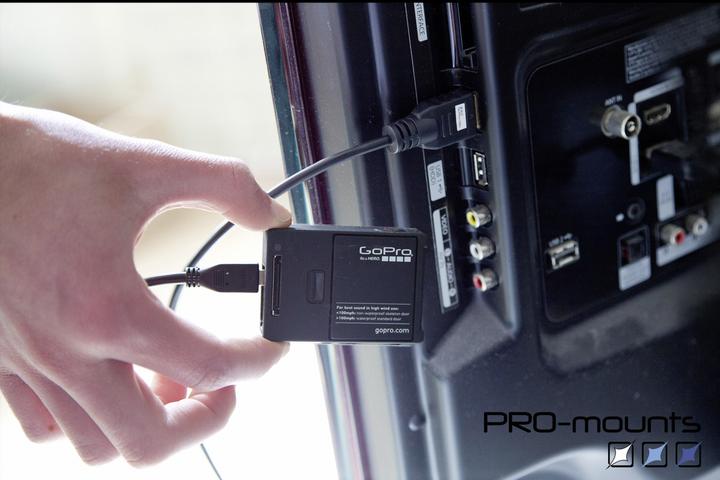 Produktbild PRO-mounts Micro HDMI Kabel für GoPro (2 m, HDMI)