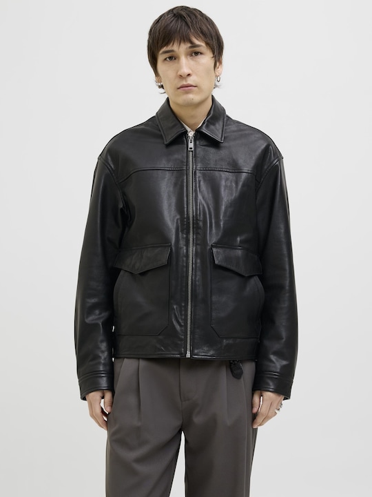 Produktbild Jack & Jones Lederjacke Lederjacke (L)