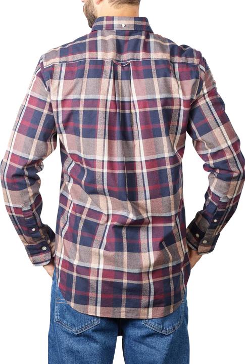 Produktbild GANT Check Shirt Long Sleeve Plumped Red (L)