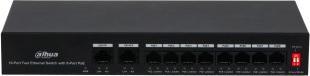 Actual product image Dahua PoE DH-PFS3010-8ET-65 network switch Fast Ethernet (10/100) Power over Ethernet (10 ports)