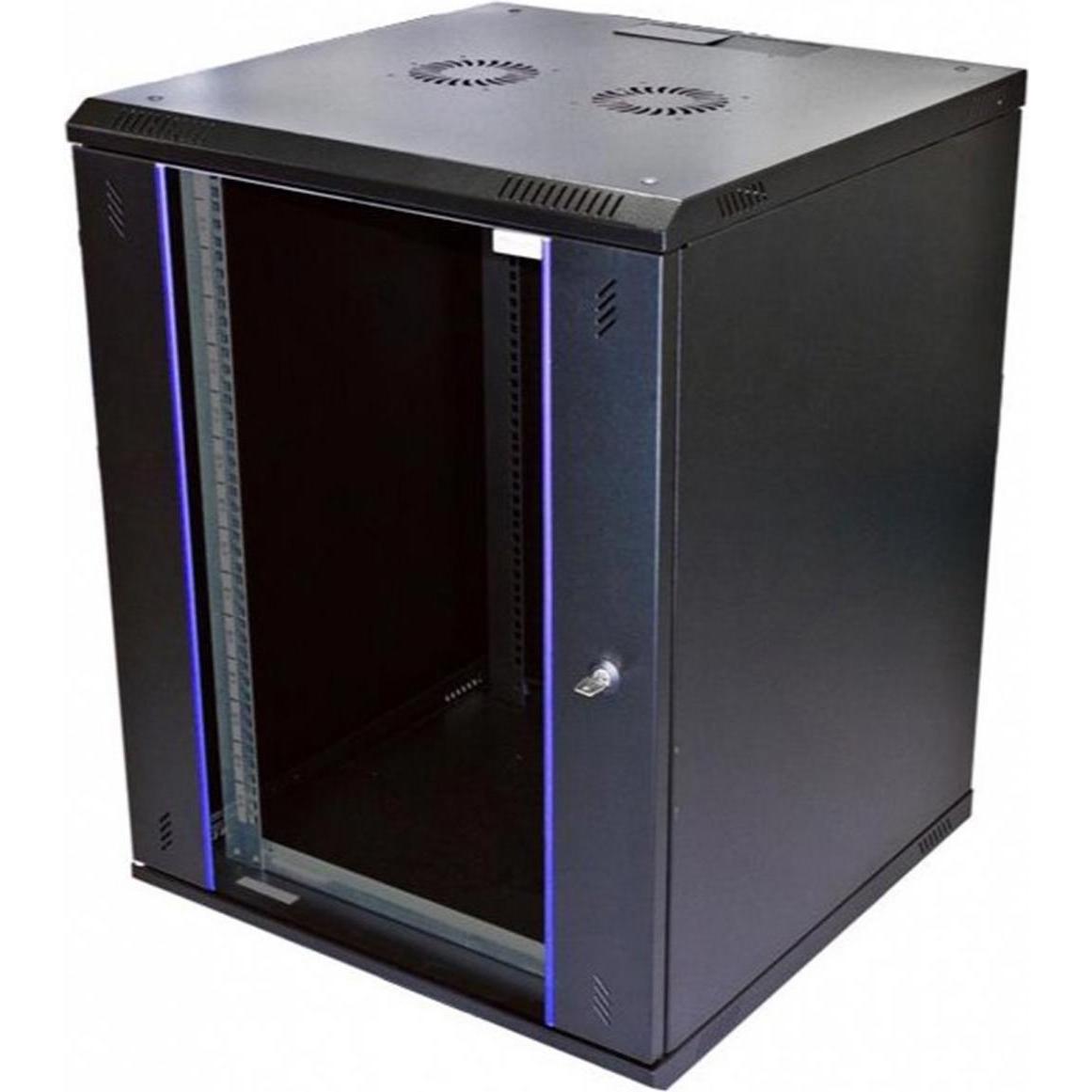 Thumbnail - Wirewin Wandschrank 600X600X15U Pro 2nd Gen 19 / 15HE / Schwarz (15 HE, 19 Zoll Rack), Serverschrank, Schwarz