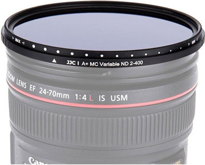 Actual product image JJC F NDV67 Variable ND Filter (ND2 400) (Neutral density filter, 67 mm)