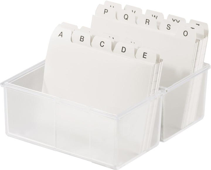 Actual product image Han Card index box A8 clear-translucent