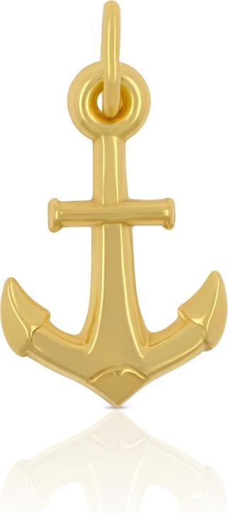 Produktbild Muau Pendant anchor yellow gold 750, 21x11mm (750/18K Gelbgold)