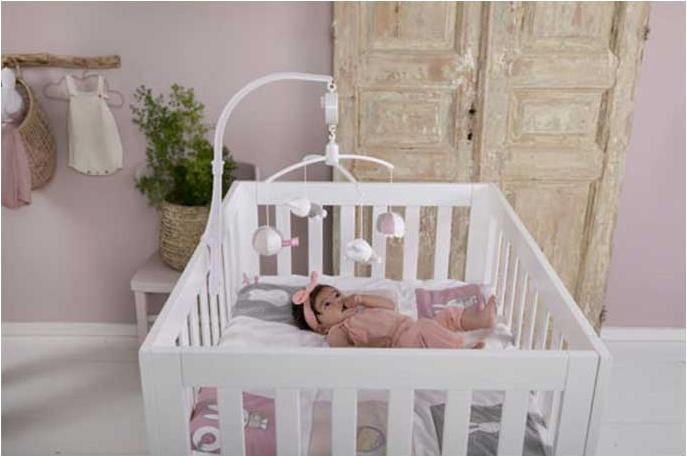 Image du produit Nijntje Mobile musical Miffy Bébé rose