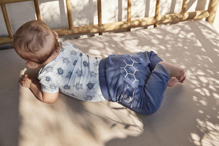 Actual product image Minymo Bamboo romper turtle ice water (62)