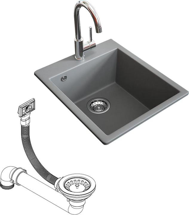 Image du produit Bergström Venice (Evier encastré, 50 cm, 43 cm)