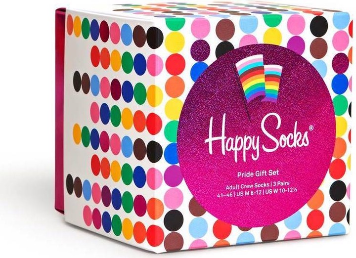 Actual product image Happy Socks Pride Gift Set (pack of 3, 36 - 40)