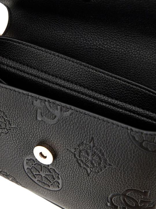 Produktbild Guess Vermutungen Umhängetasche Keandra Crossbody Flap Black Logo Schwarz