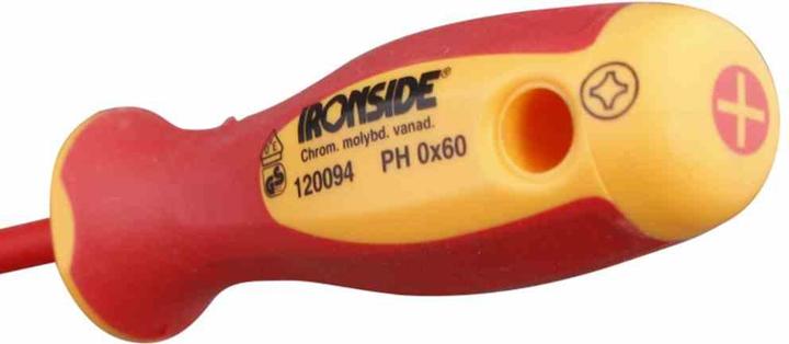 Image du produit Ironside 120094 VDE Tournevis PH 0 x60 IEC/VDE AC 1000V