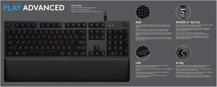 Produktbild Logitech G G513 Clicky (CH, Kabelgebunden)