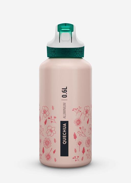 Immagine prodotto Quechua Bottiglia da 0,6 l con cannuccia a sgancio rapido in alluminio - 900 (0.60 l)