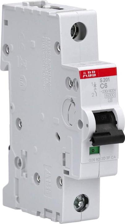Produktbild ABB Sicherungsautomat S200 6A 1-P Typ C 6kA