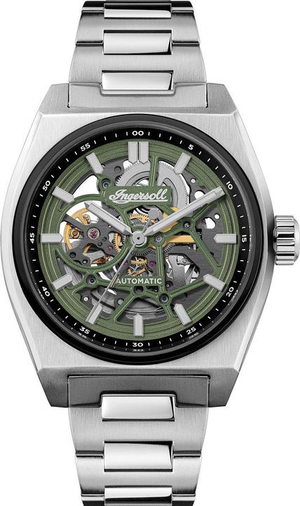 Ingersoll 1892 Ingersoll I14304 Herrenuhr Ingersoll Vert Automatik 43mm 5ATM (Analoguhr, 43 mm)