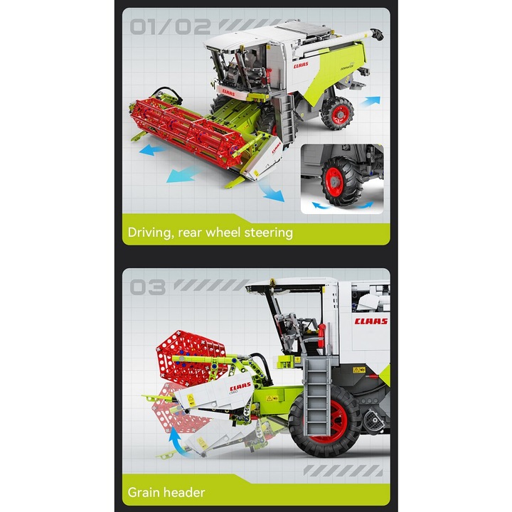 Produktbild Cada Claas Dominator 370 1:18 2,4GHz Bricks