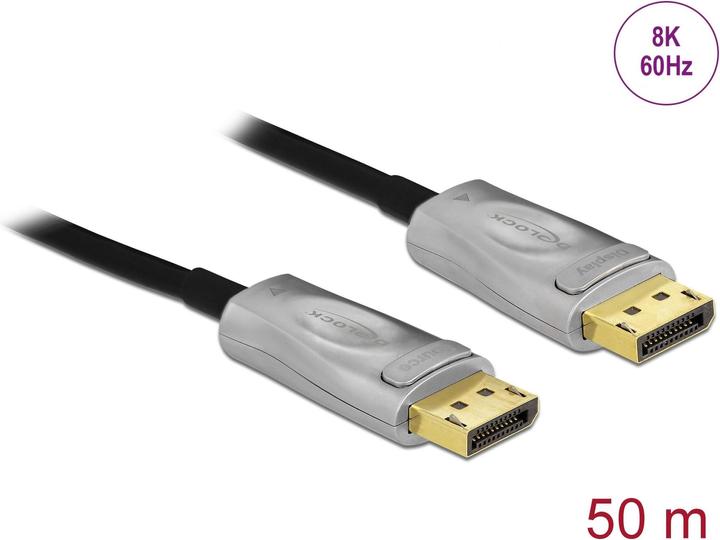 Actual product image Delock DisplayPort cable (50 m, DisplayPort, 1.4)