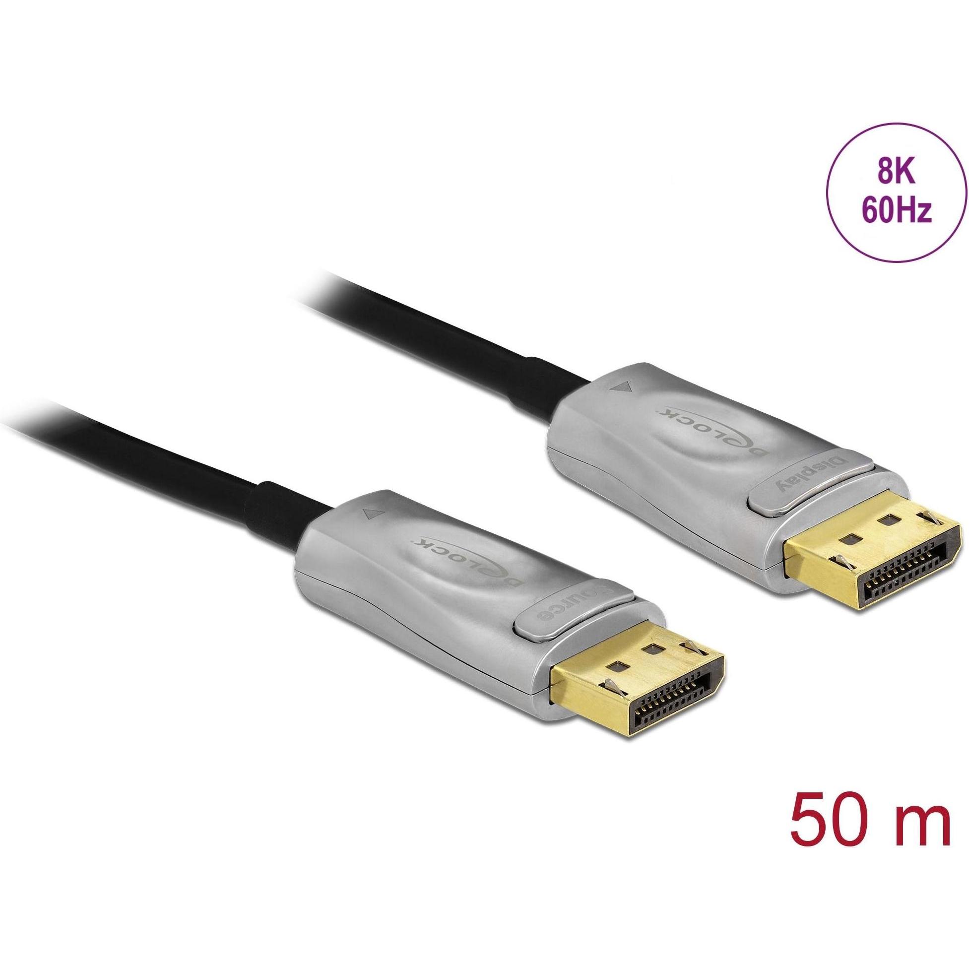 Thumbnail - Delock DisplayPort-Kabel (50 m, DisplayPort), Video Kabel