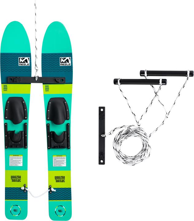 Mesle Water Ski Wake Star 118 cm, with BK Bindings & Trainer Set