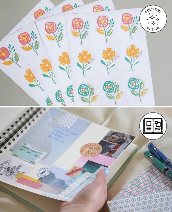 Produktbild I Am Creative Sticker Blumen (4 Sticker)