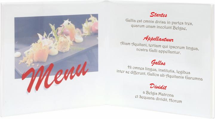 Actual product image Deknudt S58RL2 H2V 2x5,5x8,6 plastic transparent plexi (5.5 x 8.5 cm)