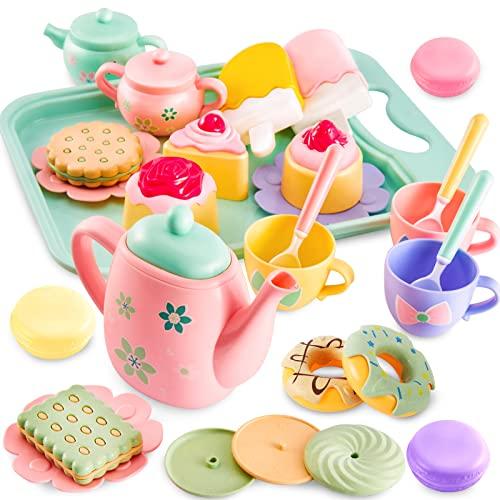 Immagine prodotto Activity Board Set da tè per bambini con accessori da cucina Giocattoli da tè per bambini Gioco di ruolo per