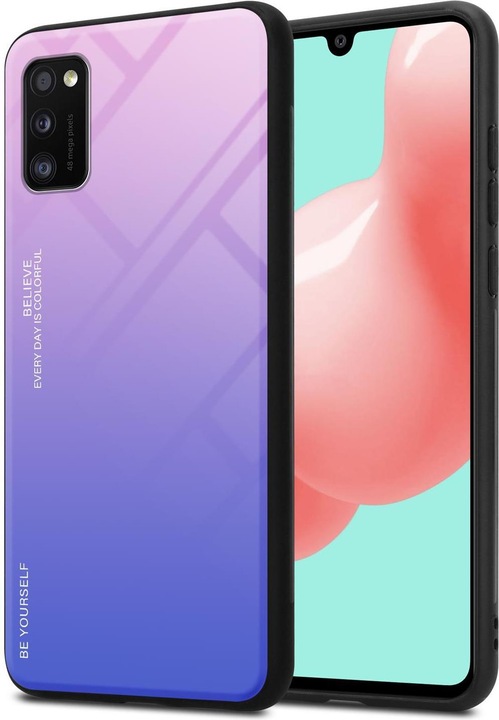 Produktbild Cadorabo TPU 2 Farben Glas Cover (Samsung Galaxy A41)