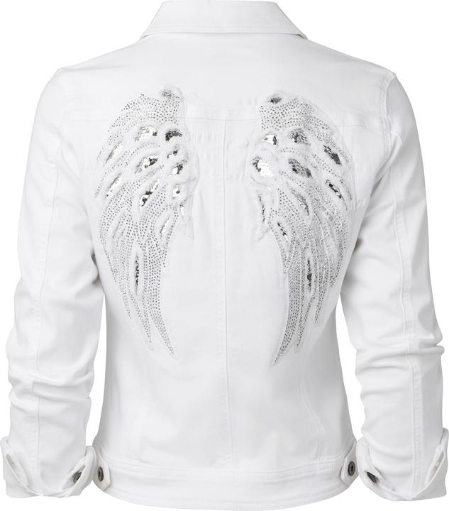 Actual product image Joe Browns BOUTIQUE Embellished Wing Denim Jacket (42)