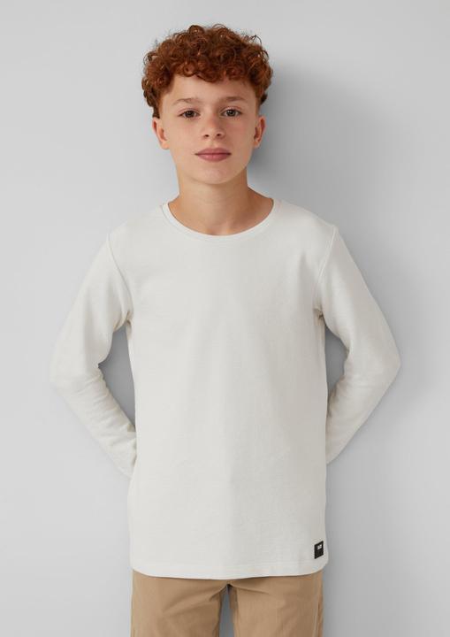 Produktbild s.Oliver T-Shirt Longsleeve aus Strukturjersey (146, 152)