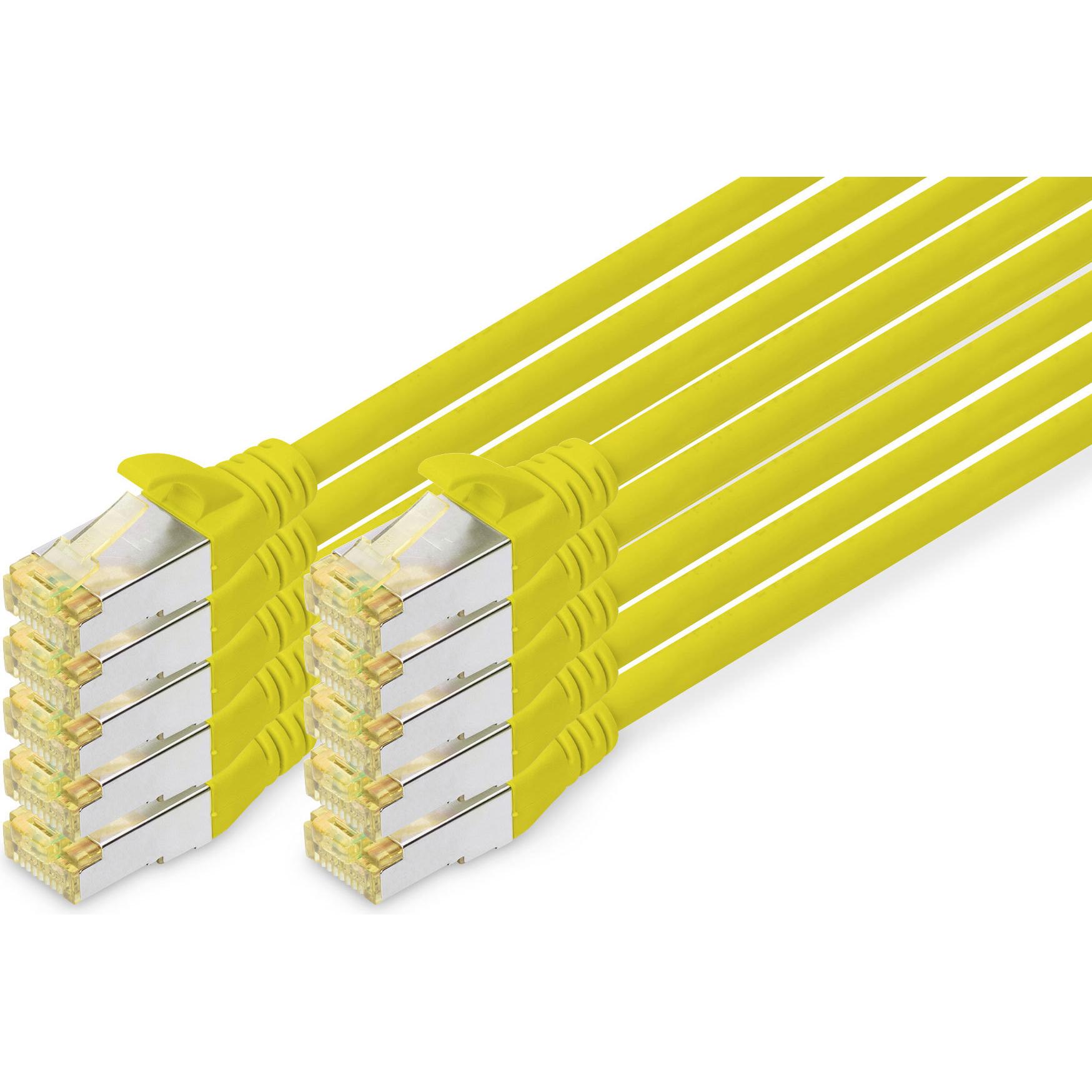 Thumbnail - Digitus CAT 6A S/FTP Patchkabel, 10 Stück (S/FTP, CAT6a, 2 m), Netzwerkkabel