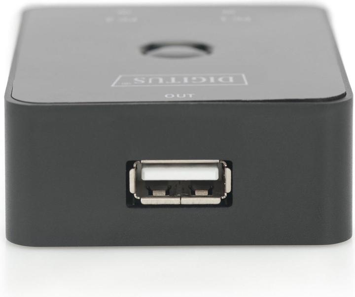 Image du produit Digitus Commutateur de partage USB 2.0 (USB-A, 2 ports)