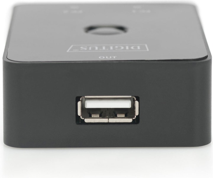 Image du produit Digitus Commutateur de partage USB 2.0 (USB-A, 2 ports)
