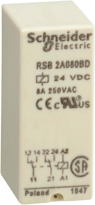 Produktbild Schneider Electric Interface-Relais Zelio RSB 24Vac 8A