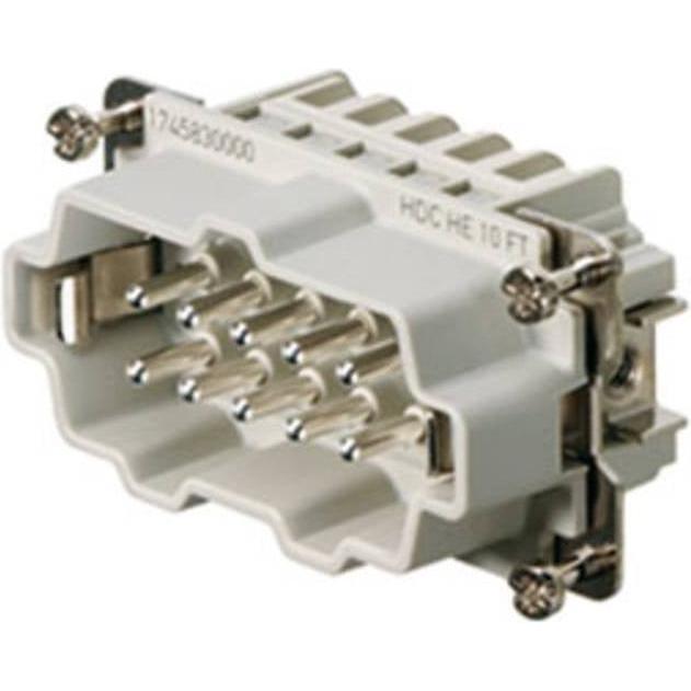 Weidmüller Contatto inserto perno 10p bilanciatore a molla 24A 1745830000, Cavo + Spina elettrica