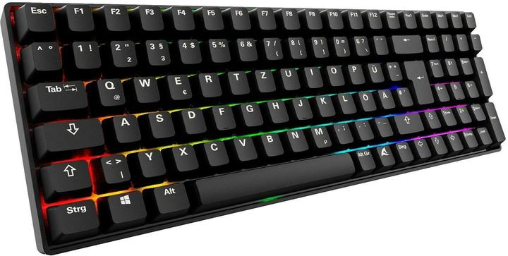 Actual product image Sharkoon SGK50 S2 PBT bk Gateron GPRO Yellow EN (DE, Cable, Wireless)