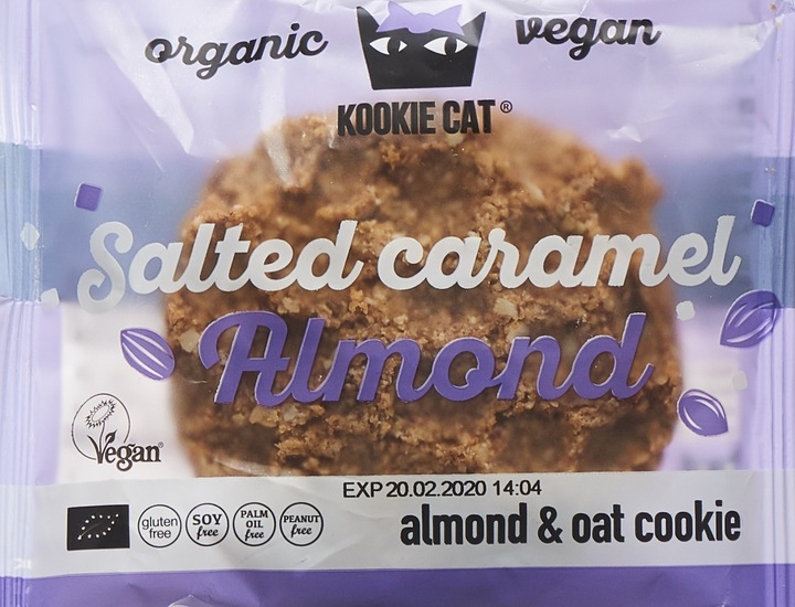 Produktbild Kookie Cat Salted Caramel Almond Cookie (1 Stk., 50 g)