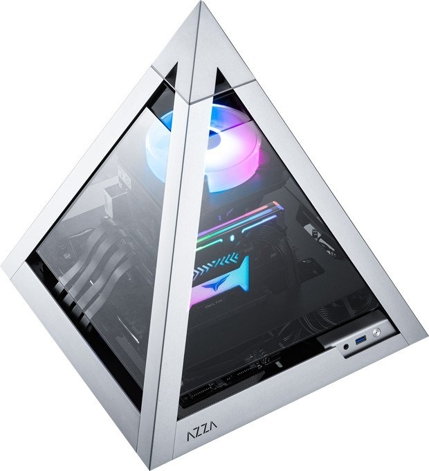 Actual product image Azza Pyramid Mini 806 (Mini-ITX)