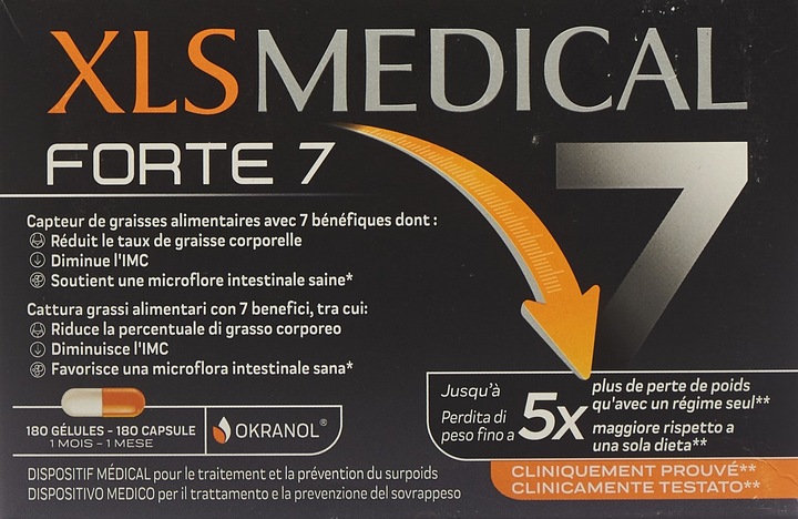 Actual product image XLS Medical Forte 7 (180 Piece, Capsules, 167 g)