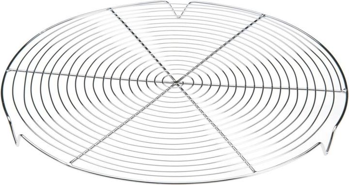 Actual product image Piazza Grille round chrome-plated with feet D36cm