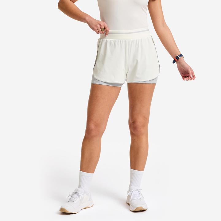 Produktbild Domyos Shorts Damen doppellagig Polyester (M)