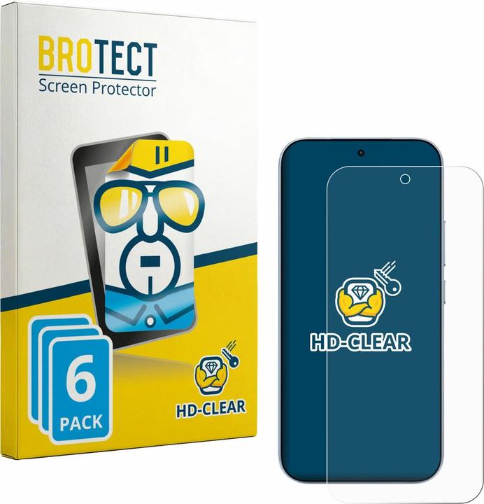 Produktbild BROTECT Schutzfolie für Xiaomi 17T Displayschutz Displayschutzfolie Folie Klar Transparent (6 Stk., Xiaomi 17)