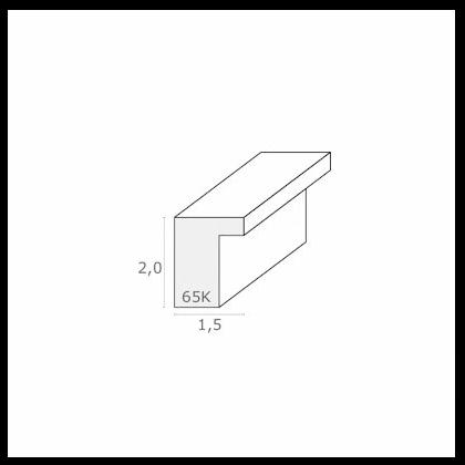 Thumbnail - Deknudt, Bilderrahmen, S65KQ1 15x20 Holz doppeltes Passepartout (10 x 15 cm)
