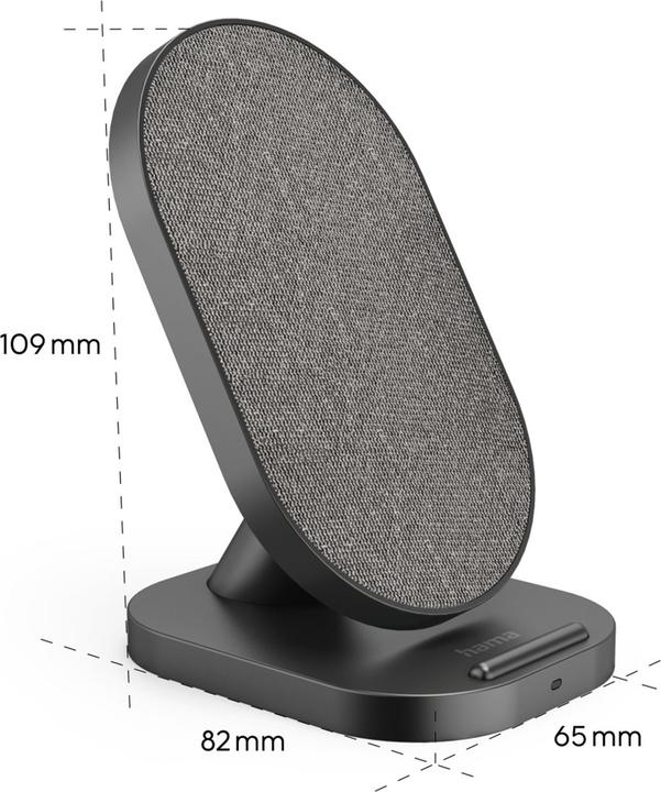 Actual product image Hama QI-FC10S fabric (10 W)