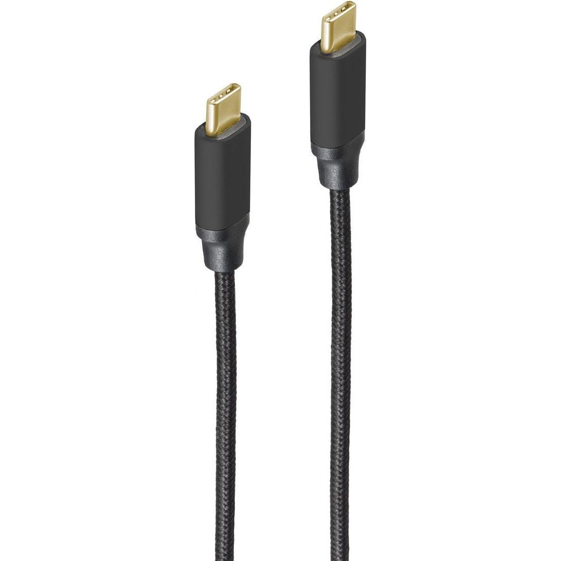 Shiverpeaks PRO Serie II USB 3.1 C Verbindungskabel, Typ C Stecker auf Typ C Stecker, 2,0m (2 m, USB 3.2 Gen 2), USB Kab...